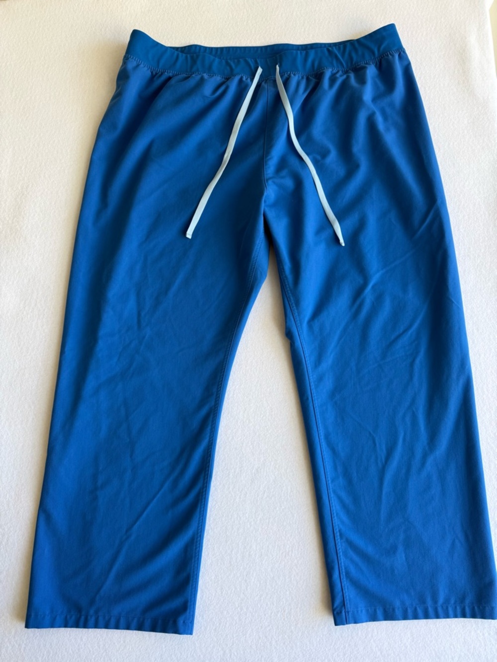 Figs Scrub Set Women's 6XL Tall Blue Rafaela Top & Livington Pants Stretch - Picture 9 of 12